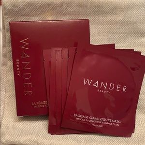 Wander Baggage Claim Gold Eye Masks